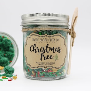 Christmas Tree Wax Melt Crumble Wax Melts For Warmer Wax Melts for Gifts Friendship Gifts For Christmas Candles Christmas Gift Ideas