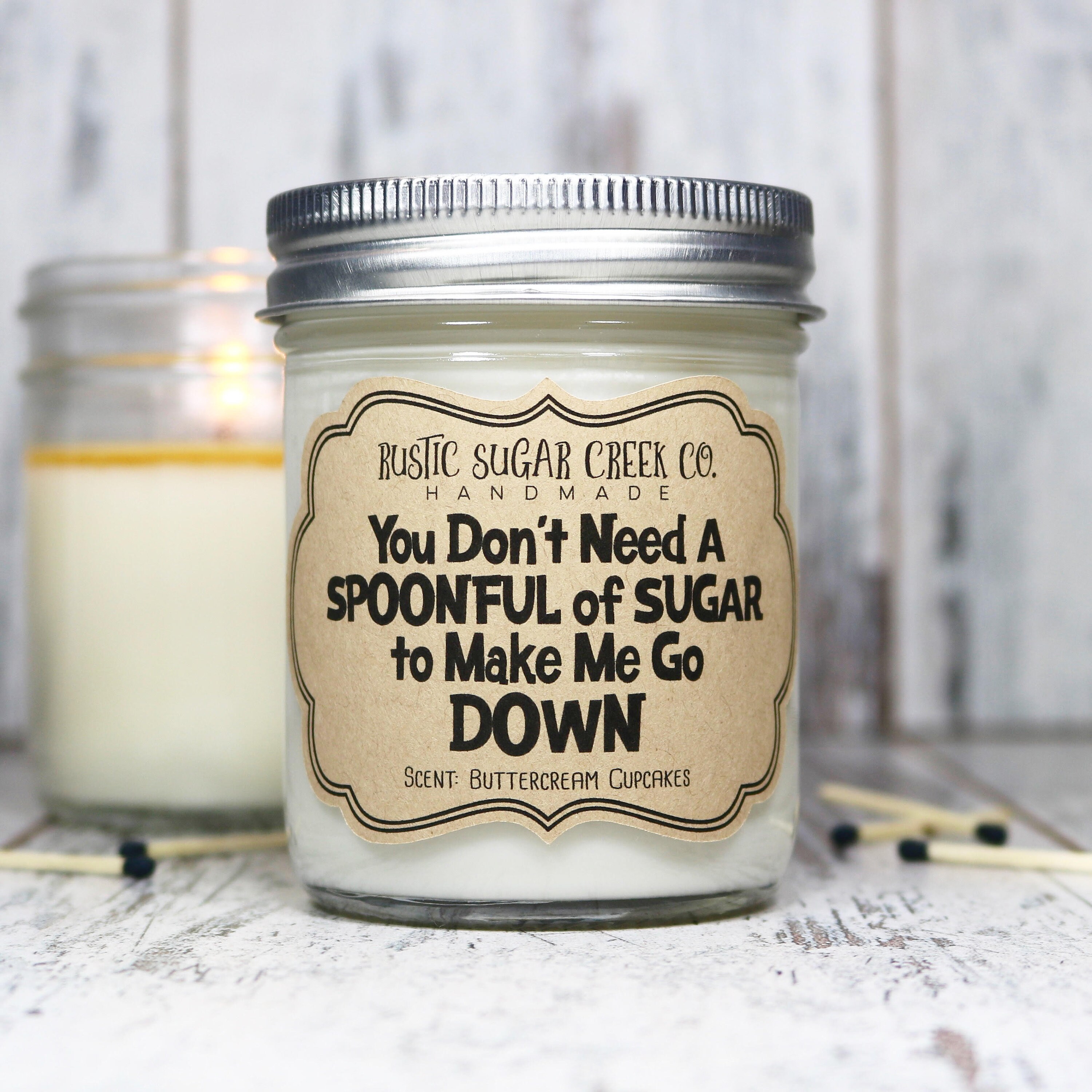 You Dont Need A Spoonful of Sugar To Make Me Go Down Candle Valentines Day Gift For Him Gift For Men Anniversary Gift For Husband Boyfriend
