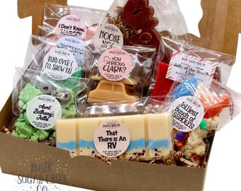 Christmas Vacay Soy Wax Melts Shapes Box Collection - Limited Edition Wax Melt Gift Set