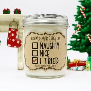 Sarcastic Christmas Candle, Funny Gift for Coworker, Holiday Gift Exch –  Cute But Rude