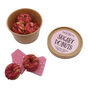 Sugary Donuts Wax Melt Brittle: Bakery Scented Soy Wax