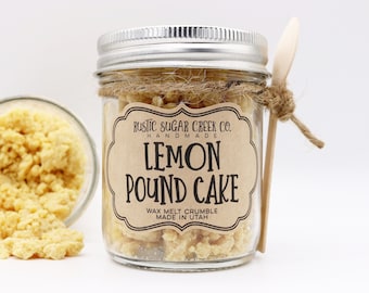 Lemon Pound Cake Wax Melt Crumble Lemon Wax Melts For Wax Warmer Fruity Lemon Cake Wax Melts Food Scented Wax Crumble Wax Melt Lover Gift