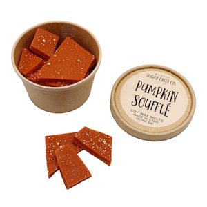 Pompoensouffle Snap Bars Brosse Wax Melts Herfst Wax Melts Bakkerij Geurende Wax Melts voor Warmer Pompoenliefhebber Cadeau Halloweencadeaus voor vrouwen