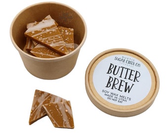 Butter Brew Snap Bars Brittle Wax Melts For Warmer Butterscotch Bourbon Wax Melts For Gifts Wizard Melts Butterscotch Bourbon Wax Brittle