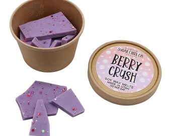 Berry Crush Wax Melt Brittle For Wax Warmer: Raspberry Pomegranate Scent