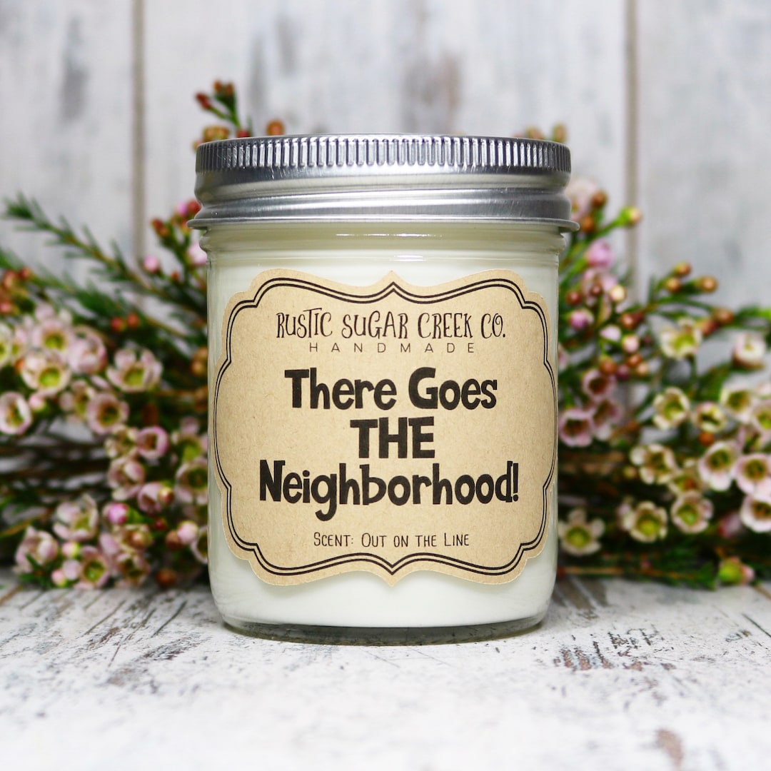 There Goes the Neighborhood Candle Housewarming Gift Box Friend Moving