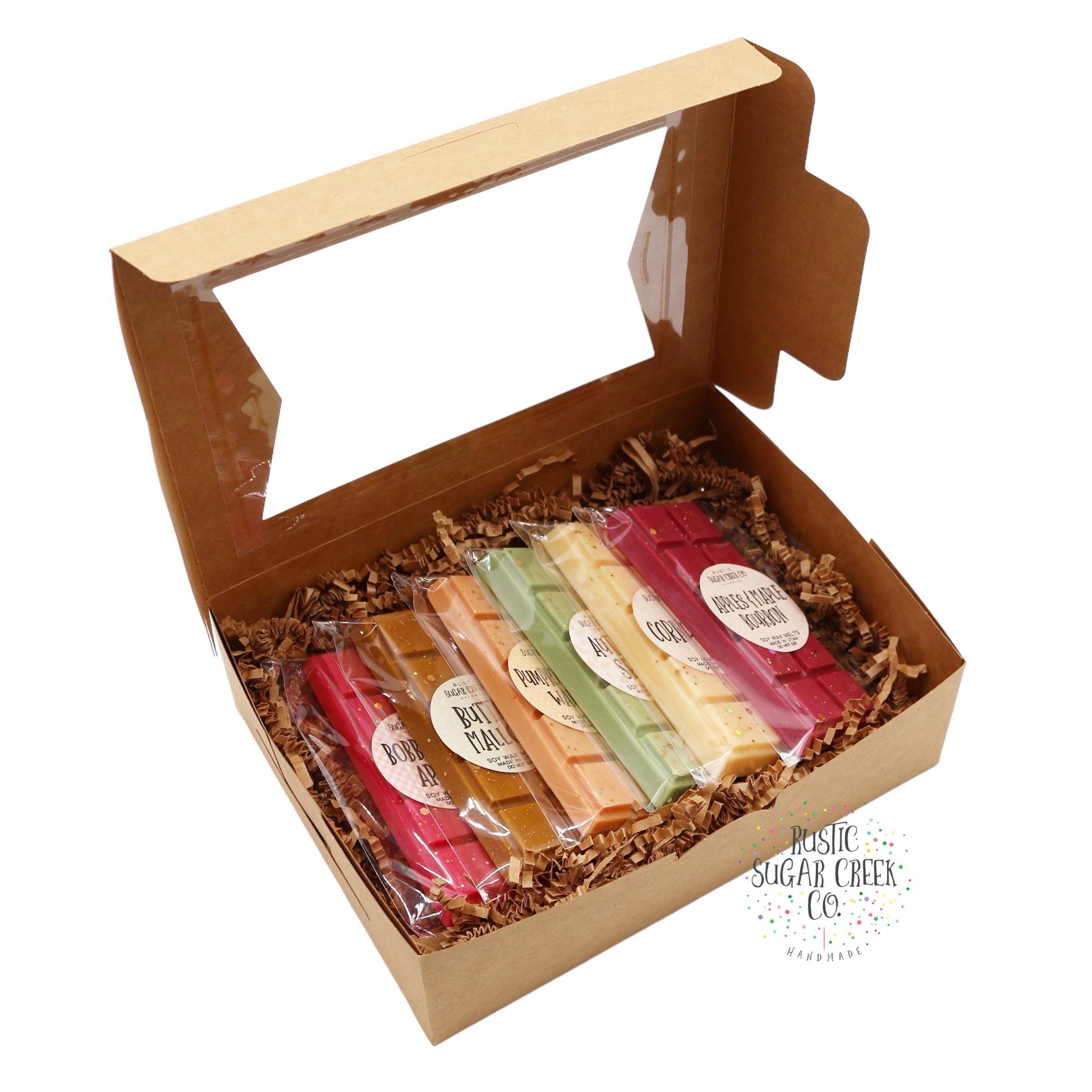 Fall Wax Melt Snap Bar Box Collection - Limited Edition Boxes Fall Wax Melts For Warmer Autumn Wax Melt Fall Snap Bar Wax Melt Box