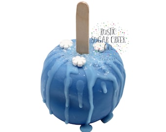 Pastillas de cera de soja con aroma a manzana acaramelada para calentador: figuras de cera perfumadas de invierno, decoración navideña