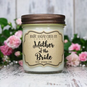 Mother of the Bride Candle, Mother Of The Bride Gift, Gift For Mother of the Bride Personalized, Wedding Gift Mom, Mother Gift Wedding Party