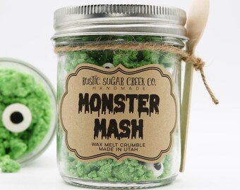 Monster Mash Soy Wax Melt Crumble: Spiced Apple Halloween Scent