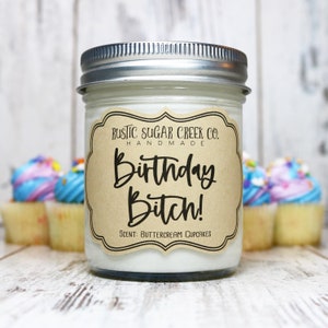 Birthday Bitch Candle Birthday Gifts For Her Birthday Gifts For Best Friend Birthday Friendship Gifts Bday Gifts For Friends Funny Candle