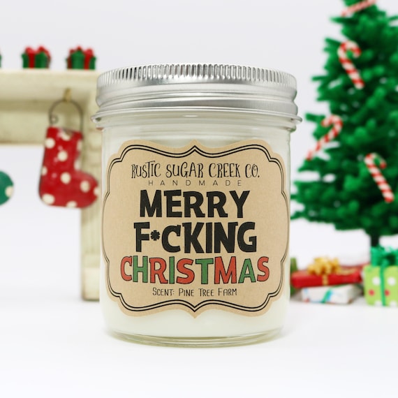 Merry Fcking Christmas Candle Funny Christmas Gifts for Women - Etsy New Zealand Merry Fcking Christmas Candle Funny Christmas Gifts for Women - Etsy New Zealand