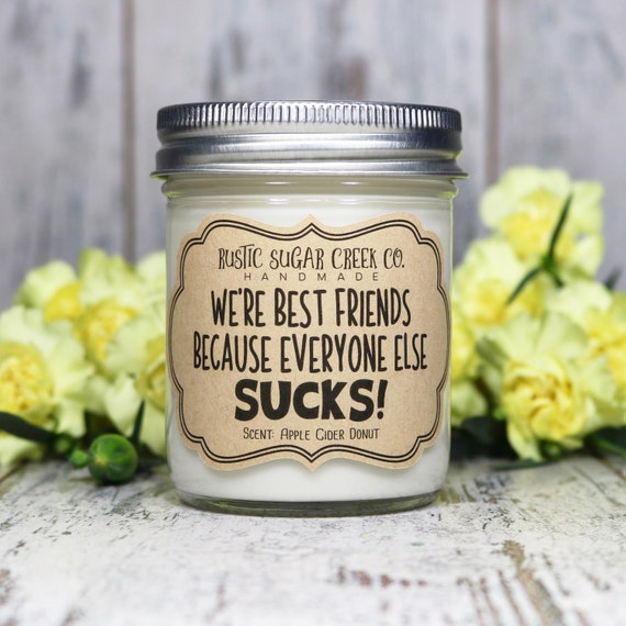 Best Friends Candle Friendship Gifts Best Friend Gifts Bestie Etsy