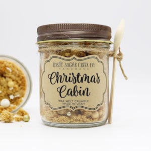 Christmas Cabin Wax Melt Crumble Wax Melts For Warmer Wax Melts for Gifts Friendship Gifts For Christmas Candles Christmas Gift Ideas