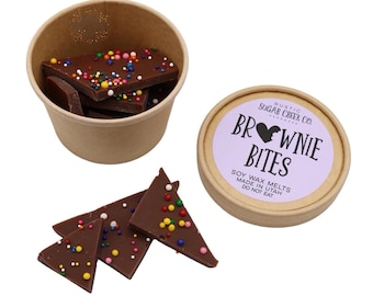 Brownie Bites Snap Bars Brittle Wax Melts For Warmer Chocolate Scented Soy Wax Melts Gifts For Women Food Wax Melts Bakery Dessert Wax Melts