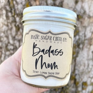 Badass Mom Candle Mom Gift Van Zoon Moeders Dag Cadeaus Voor Moeder Grappige Moeder Cadeau Moeder Kaars Moeder Cadeau Van Dochter Verjaardagscadeau Moeder
