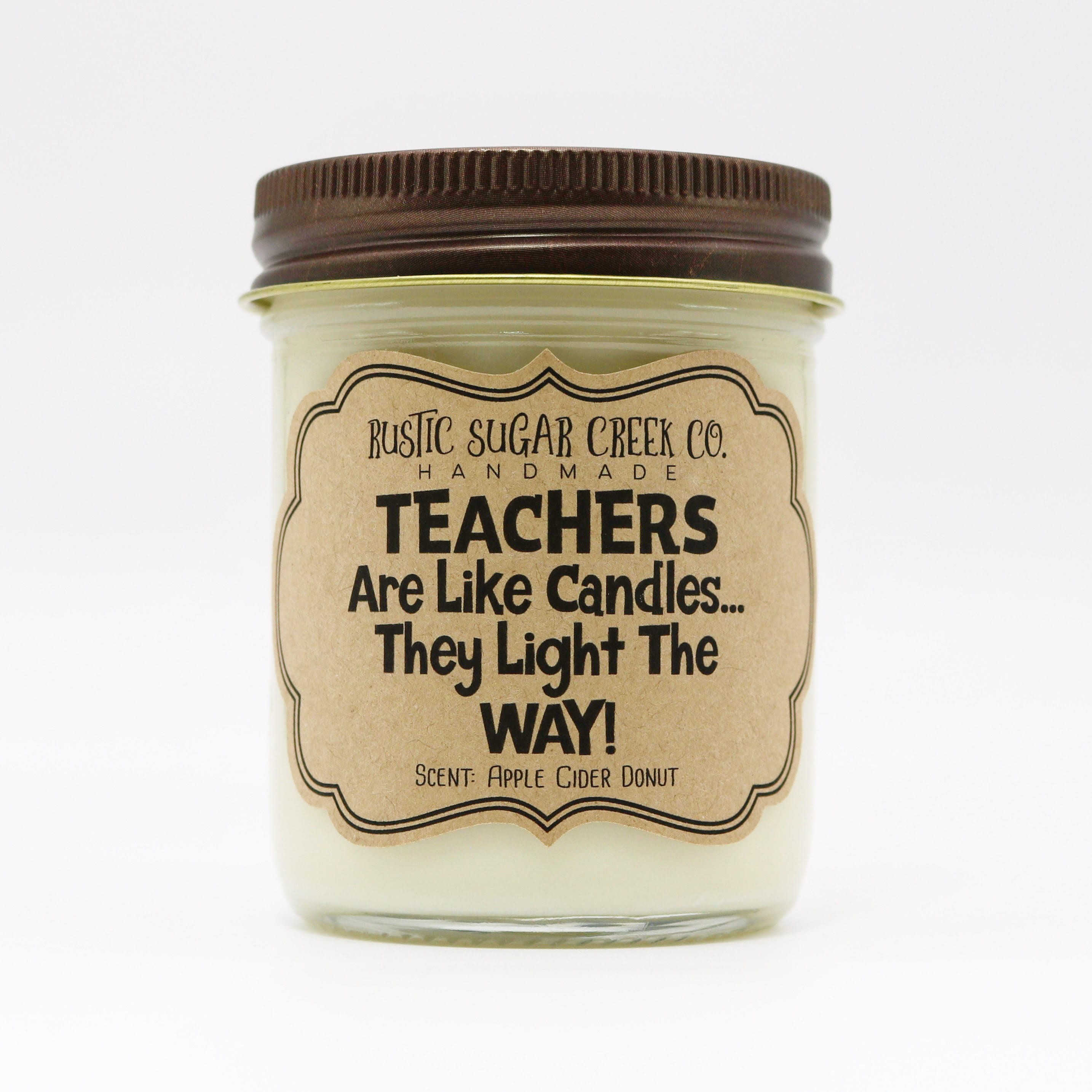 Teachers Are Like Candles Candle Teacher Gifts for Women Etsy