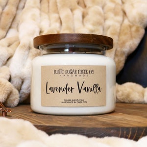 48oz Soy Scented Farmhouse Candle Home Decor Candle Holder Farmhouse Decor Extra Large 3 Wick Candle Decorative Candle Coffee Table Decor