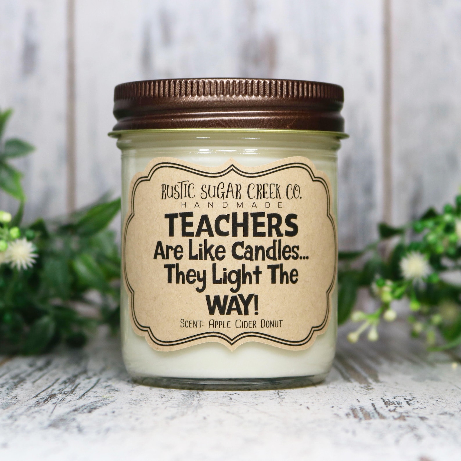 Teachers Are Like Candles Candle Teacher Gifts for Women Etsy