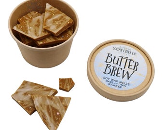 Butter Brew Snap Bars Brittle Wax Melts For Warmer Butterscotch Bourbon Wax Melts For Gifts Wizard Melts Butterscotch Bourbon Wax Brittle