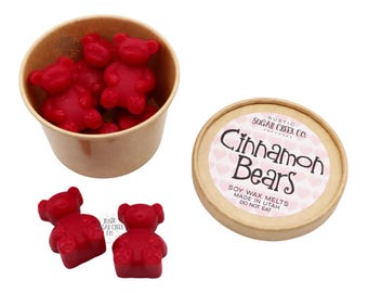 Cinnamon Bears Soy Wax Melts For Warmer: Cinnamon Scented, Home Fragrance
