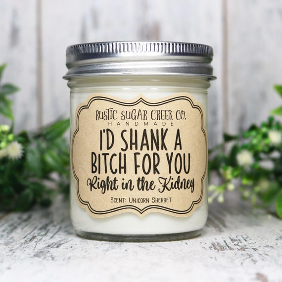 Funny Gifts for Best Friend Humorous Scented Jar Candle Gifts for Friendship