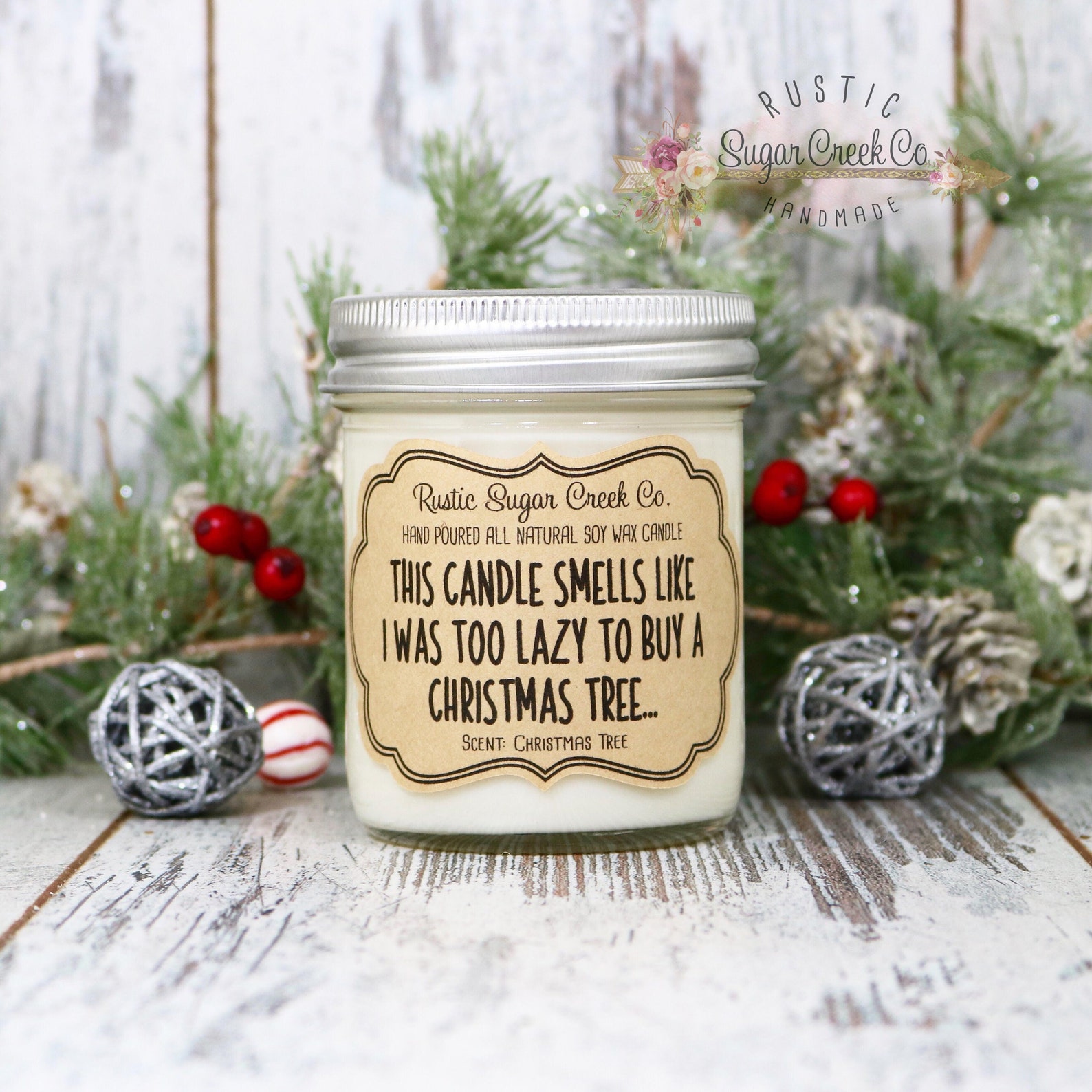 This Candle Smells Like I Was Too Lazy to Buy A Tree Funny Etsy
