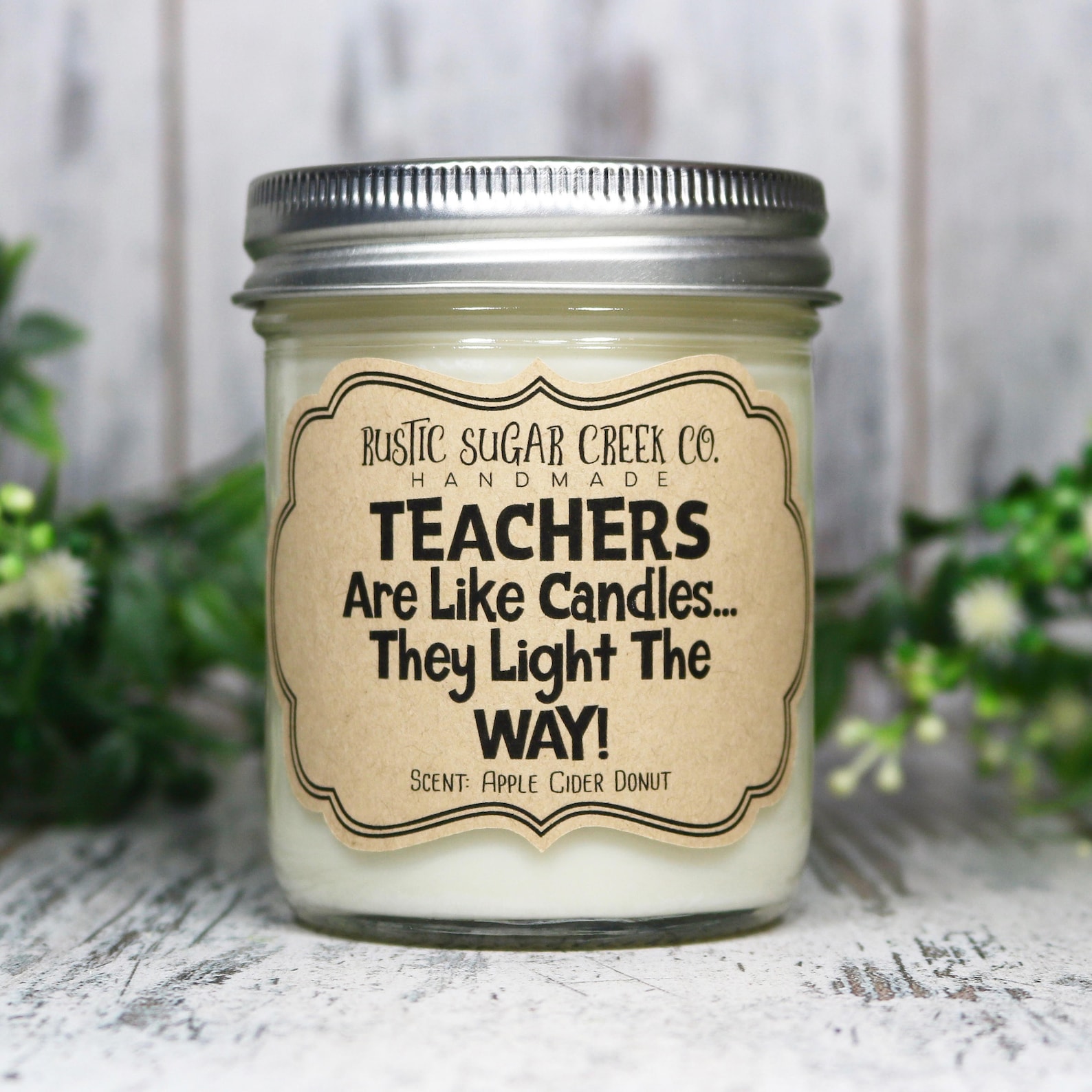 Teachers Are Like Candles Candle Teacher Gifts for Women Etsy