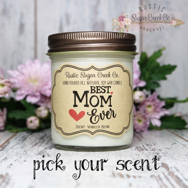 Best Mom Ever Candle Gifts for Mom Gift Mother Gift Birthday Etsy