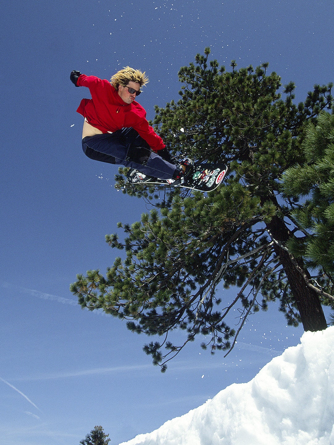 Jeff Brushie 90's Snowboarding @ Snow Summit - Snowboarding