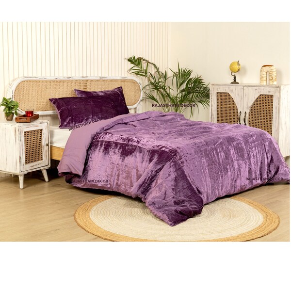 Velvet Bedding Etsy