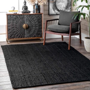 Indian Handmade hand Braided Multi Color Cotton and Jute Area Rug Home Decor Rugs Floor Decor Runner Rugs Inidan Carpet Size 2 X 3 Feet