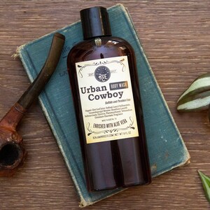 Urban Cowboy | Organic Moisturizing Body Wash | Aloe Vera and Natural Glycerin - Paraben and Sulfate Free Shower Gel