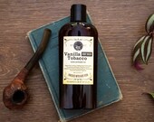 Vanilla Tobacco Moisturizing Body Wash for Him Organic Aloe Vera and Natural Glycerin - Paraben and Sulfate Free Shower Gel