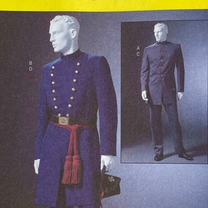 McCall's 4745 Historical Civil War Uniform Sewing Pattern - Uncut Size XL-XXXL