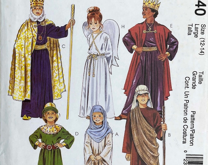 Mccall's 2340 - Children's Biblical Robe and Tunic Nativity Costumes ...