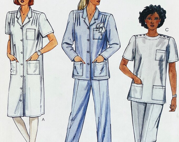 Mccall's 2313 - Retro 1940s Style Nurse, Pajamas and Doctor Pattern ...