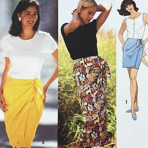 Simplicity 8304 2-Hour Sarong Wrap Skirt Sewing Pattern - Size 8-14 (33.5-38" Hip)  Uncut