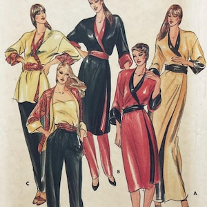 Butterick 3484 Reversible Wrap Dress, Jacket, Camisole and Pants Sewing Pattern - Size Small (B31.5-32.5")  Uncut