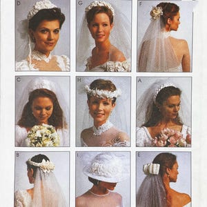 McCall's 2057 Alicyn Exclusives Y2K Bridal Veils Sewing Pattern - Uncut One Size
