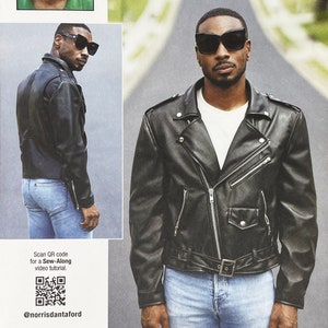 Know Me 2011 - Leather Motorcycle Moto Jacket Pattern by Norris Danta Ford - Size 44-52 - Uncut (FF)