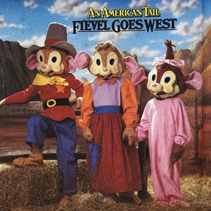 Simplicité 7544 - Patron de couture Costume souris Fievel Goes West des années 1990 - Taille 3-8 (22-27") - Couper à la plus grande taille