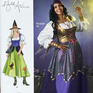 Einfachheit 2521 - Khaliah Ali Wahrsagerin und Hexe Kostüm Pattern - Größe 40-46 &quot;&quot; - Uncut (FF)&quot;
