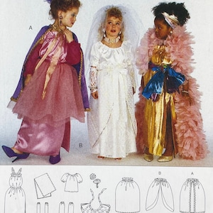 Butterick 4058 - 1990s Dress-Up Kostüm-Schnittmuster - One Size (Büste Max 76cm) - Uncut (FF)
