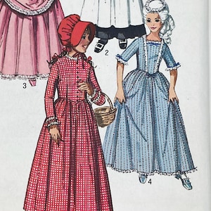 Simplicity 9136 - 1970 Child's Puritan, Centennial, Pioneer Sewing Pattern - Size 7 (26") - Uncut (FF)