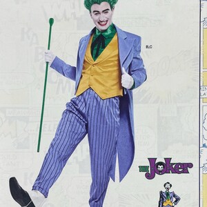 Simplicity 8195 - Patron de couture costume du Joker D.C Comics pour homme - Taille 46-52 - non découpé (replié)