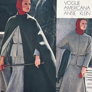 Vogue 1160 Anne Klein Sewing Pattern Cape, Blouse, Skirt, Jacket, and Pants - Size 8 (B31.5") Uncut