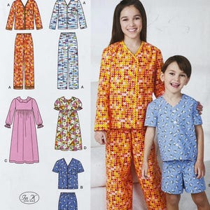 Simplicity 1575 In K Designs Youth Lounge-Wear Sewing Pattern - Uncut Size 7-14 (26-32")