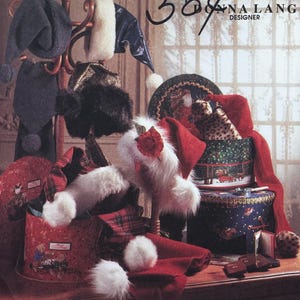 Simplicity Donna Lang Child and Adult Sized Santa Hat Sewing Pattern - Uncut