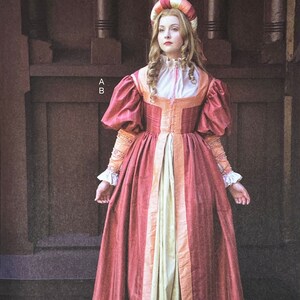 McCall's 7763 - Renaissance Dress and Skirt Pattern  - Size 6-14 (30.5-36") - Uncut (FF)
